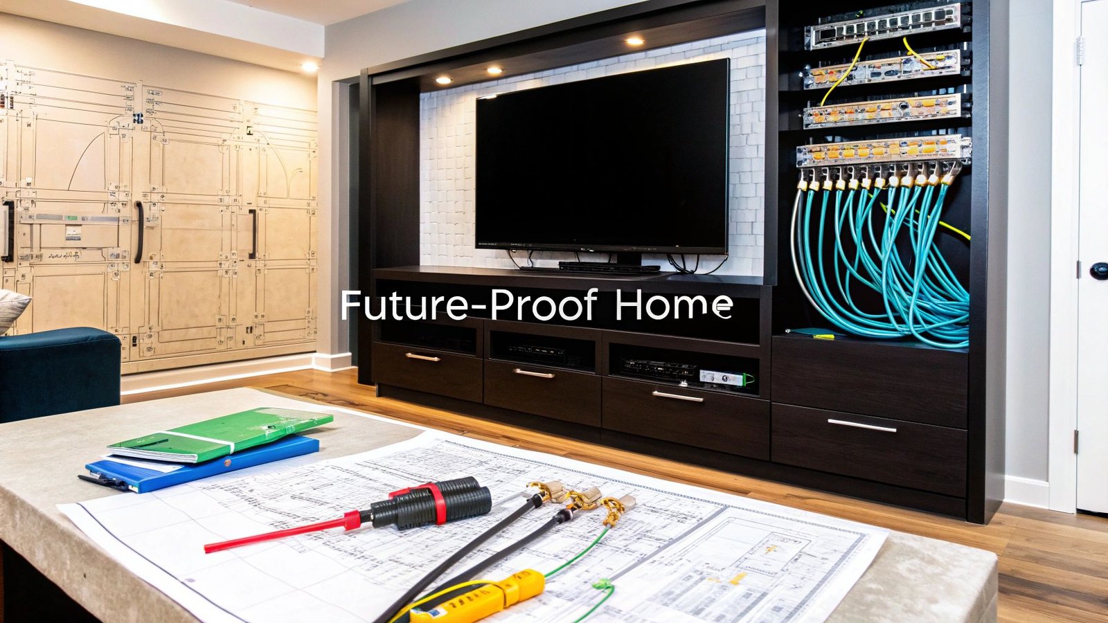 Your Guide to House Smart Wiring for a Future-Proof Home